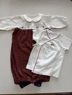 ファミリア　ロンパースと下着のセット