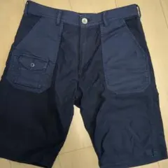 BACK NUMBER ネイビー Mサイズ ショートパンツのサムネイル