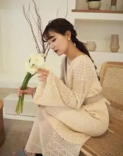 Acka openwork knit onepiece　ワンピースのサムネイル