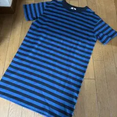 ☆UNIQLO☆UのボーダーTシャツワンピSのサムネイル