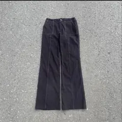 00s black flare pants ベルボトム グランジ y2k平成