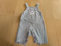 アカチャンホンポ　くまさんロンパース　70 グレー