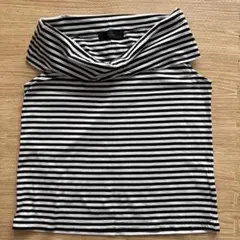 Spick&Span Noble オフショルダー　ノースリーブ ボーダー