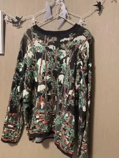 GU and beautiful people 長袖ニットセーター