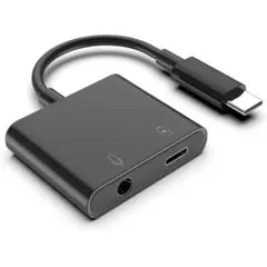 Type-C イヤホン 変換ケーブル 通話対応 タイプC 3.5mm ジャック