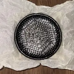 竹細工 盆 丸盆 網代編み 黒のサムネイル