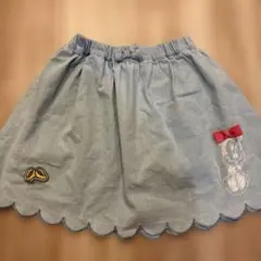 シューラルー×ディズニー ミニー スカラップ スカート スパッツ 120