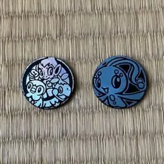 ポケモンカードゲーム コイン 2枚セット マナフィ シンオウ御三家