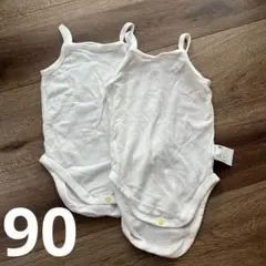 ユニクロ　90 肌着　ボディスーツ　キャミ