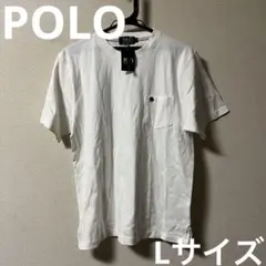 POLO ポロ ホワイト Tシャツ Lサイズ