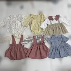ベビー服　女の子　まとめ売り　60〜70cm、70cm、80cm