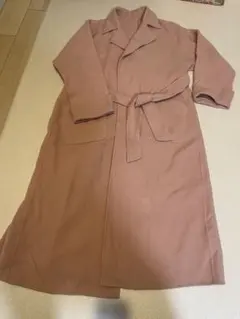 Mila Owen ミラーオーウェン ロングトレンチ ピンク　Aライン 春コート