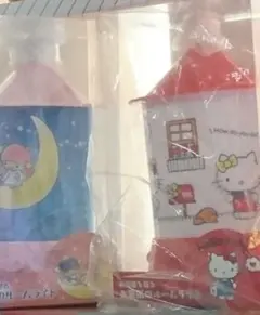 サンリオ キキララ＋キティ＆ミミィ お家形のルームライト ２セット