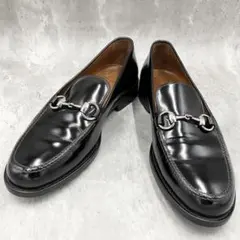 GUCCI ホースビットローファー ヨルダーン 7(26cm) ブラック