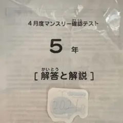 2026年最新】サピックス 5年 マンスリー確認テストの人気アイテム