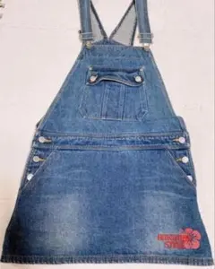 デニムサロペット インディゴブルー