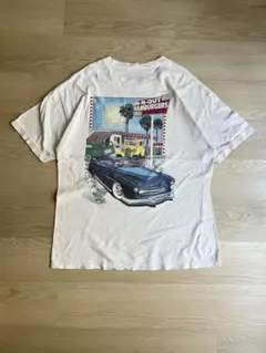 メキシコ製 Hanes エルヴィスプレスリー ピンクキャデラック Tシャツ 