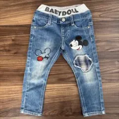 BABYDOLL ベビードール ミッキー デニムパンツ 100