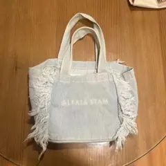 ALEXIA STAM フリンジ付きトートバッグ