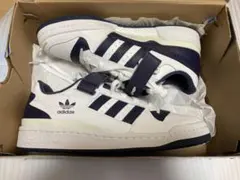 adidas FORUM LOW 26.5cm ホワイト/ネイビー