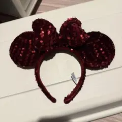 ディズニー ミニー カチューシャ スパンコール