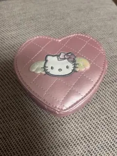 ハローキティ　エンジェル　キルティング　ハートコインケース