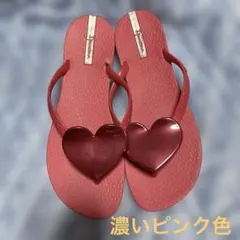 I panema メタリックハートビーチサンダル　ピンクのサムネイル