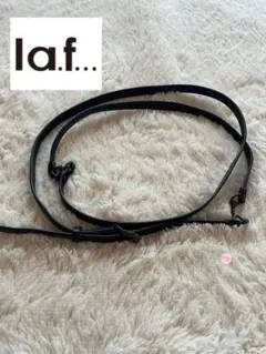 la.f... ベルト ブラック