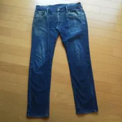 Leeダークブルー ストレートデニム/Levi's、EDWIN、Wrangler