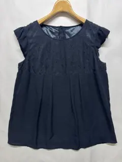 ROPE' PICNIC ロペピクニック レース ブラウス ネイビー 38