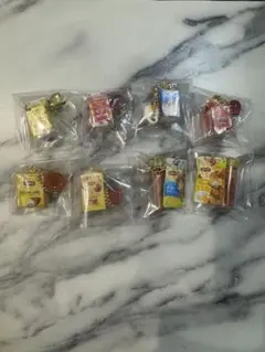 Lipton ミニチュアチャーム＆グミ　ミニチュアチャーム8個コンプセット