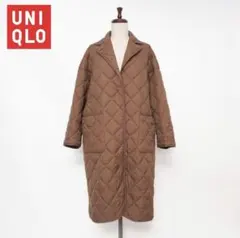【美品】UNIQLO :C パフテックオーバーサイズコート 茶