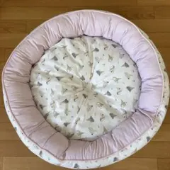 猫用円形ベッド アイスクリームデザイン