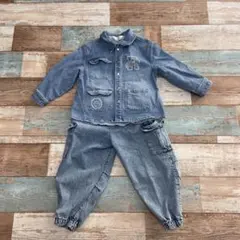 H&M デニムセットアップ 110/116