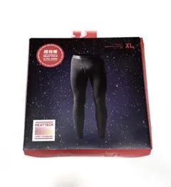 ユニクロ ヒートテック ウルトラウォームタイツ MEN XLブラック 超極暖