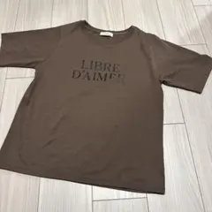 今季ユナイテッドアローズグリーンレーベルリラクシング接触冷感半袖Tシャツ茶のサムネイル