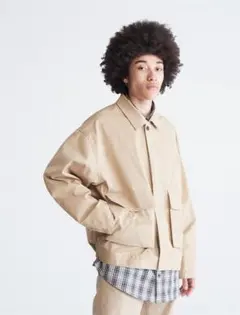新品タグ付 Calvin Klein ツイル Wポケット トラバーチン JK Mのサムネイル