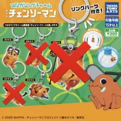 つながリングチャーム チェンソーマン レゼ篇 ポチタ めじるし B E セット