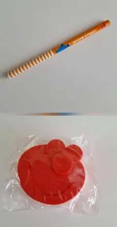 セサミストリート　鉛筆　消しゴム　セットのサムネイル