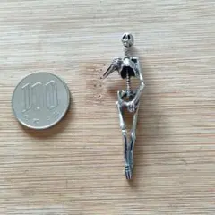 シルバー925 ペンダントトップ　ドクロ　全身