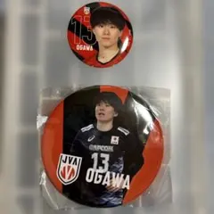 小川智大】モバガチャ バレーボール男子日本代表 缶バッジ - メルカリ