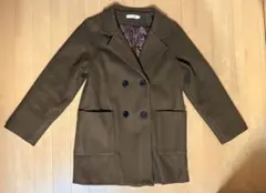 ブラウン チェスターコート