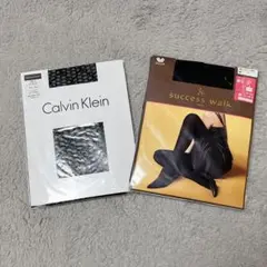 【新品】ワコール サクセスウォーク ＆ カルバンクライン タイツ 2足セット M