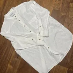 CIAOPANIC TYPY ホワイト長袖リネンシャツ Mサイズ