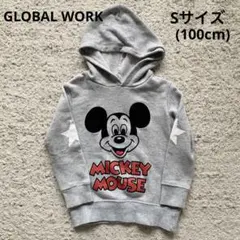 GLOBAL WORK グローバルワーク ミッキーパーカー　グレー90cm