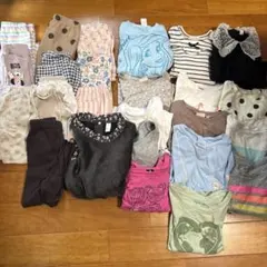 100センチ服 まとめ売り 女の子25点セットエルサZARAベイビーUNIQLO