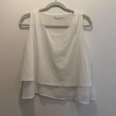 CECIL McBEE ホワイト ノースリーブ M