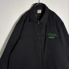 Dickies 디키스 기업 로고 자수 워크 재킷 블랙