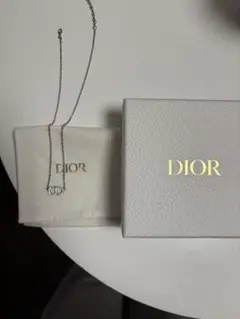 Dior ロゴモチーフ シルバーネックレス