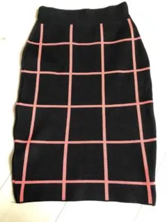 韓国　ニットスカート